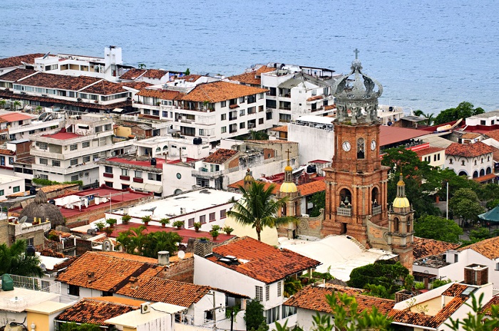 Arial view of Puerto Vallarta